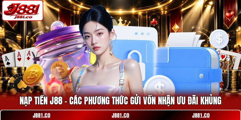 Nạp Tiền J88 - Các Phương Thức Gửi Vốn Nhận Ưu Đãi Khủng